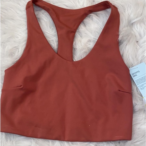 Zella Nordstrom Size XS Yoga Coral Racerback Sports Bra Top - Picture 8 of 8